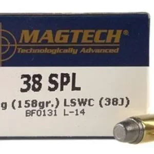 MAGTECH AMO 38 SPECIAL 158GR LSWC 50-RD ( 20 BOXES PER CASE )