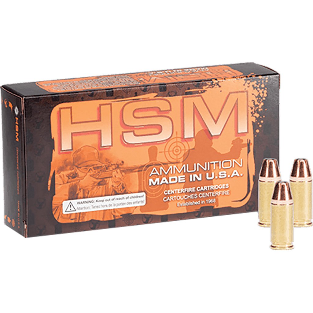 HSM Self Defense Handgun Ammunition 357 Mag. 180 gr. 50 rd.