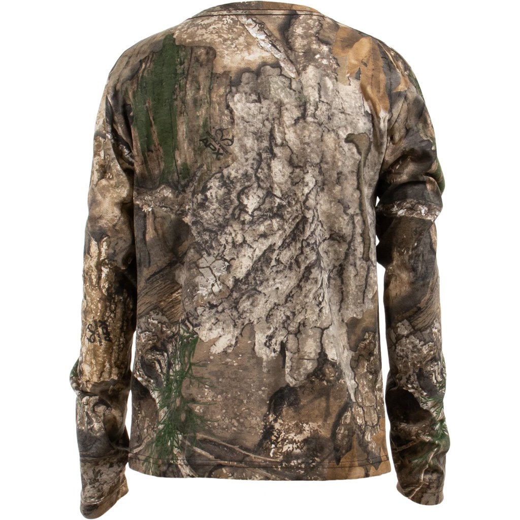 Habit Youth Bear Cave Long Sleeve Tee Realtree APX Youth Small - Image 2