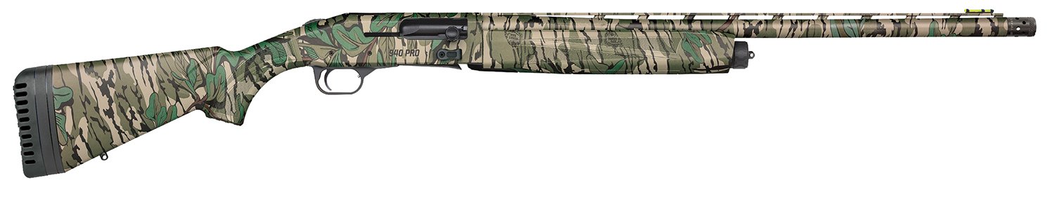 142619.jpg Mossberg 85156 940 Pro Turkey 12 Gauge with 24" Barrel, 3" Chamber, 4+1 Capacity, Overall Mossy Oak Greenleaf Finish & Synthetic Stock Right Hand (Full Size)