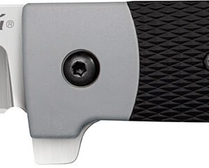 Cold Steel CS-26T Oyabun  3.50" Folding Plain 4034 Stainless Steel Blade/ Griv-Ex Black GRN w/TPR Inlay Handle