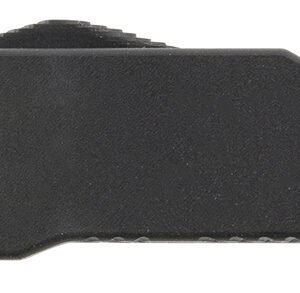 Templar Knife CABR321 Premium LW  Micro 1.85" OTF Drop Point Plain Black Oxide Stonewashed D2 Steel Blade, 3.50" Black Aluminum Handle, California Legal