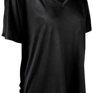 Glock AP960354 Glock Girl Relaxed  Black Pre-Shrunk Cotton Short Sleeve V-Neck 2XL