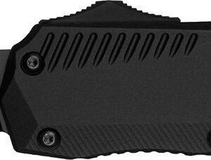 Kershaw 9000BLK Livewire Automatic 3.30" OTF Spear Point Plain Black DLC CPM MagnaCut Steel Blade, Black Anodized Aluminum Handle, Includes Pocket Clip
