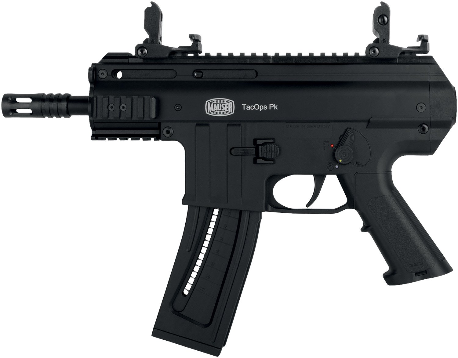 166823.jpg Blue Line Solutions 4150043 TacOps Pk 22 LR 22+1 5" Black Anodized Steel Barrel, Picatinny Rail Receiver, Black Aluminum Frame w/Picatinny Rail