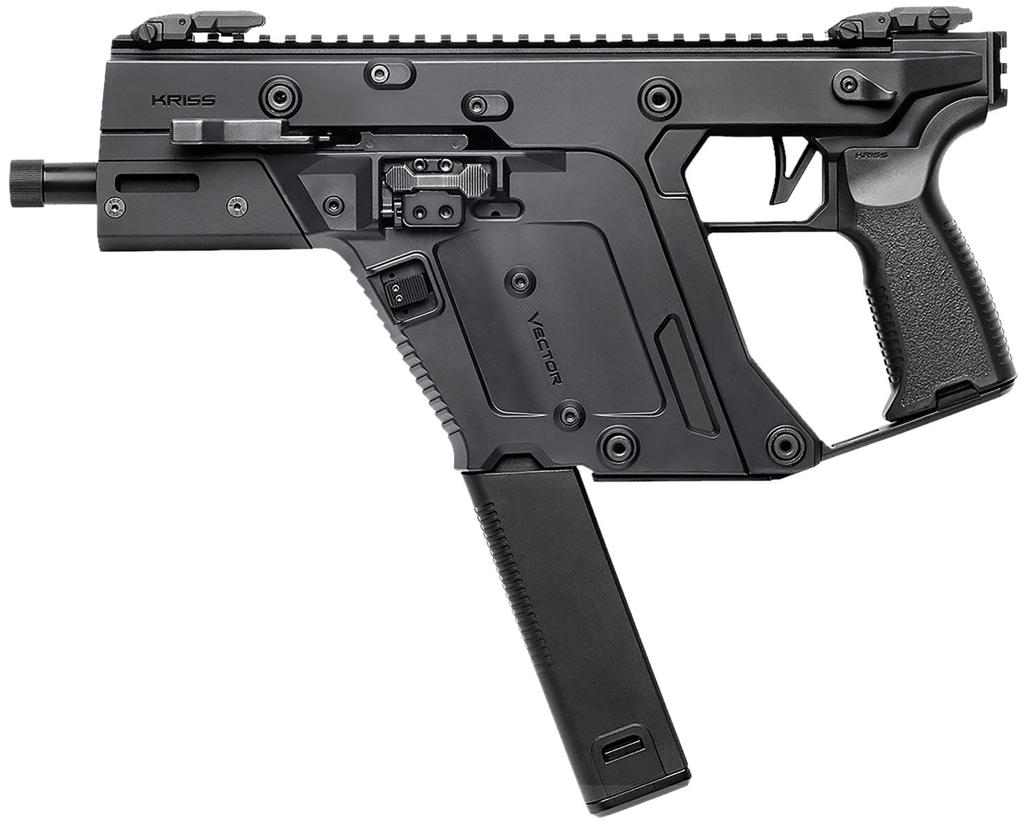 173391.jpg Kriss USA KV453PBL00 Vector SDP Gen3 45 ACP 30+1 5.50" Black Nitride Threaded Barrel, M-LOK Handguard, Black Picatinny Rail Receiver & Rear, Black Polymer Grip, Ambidextrous, Glock Mag Compatible