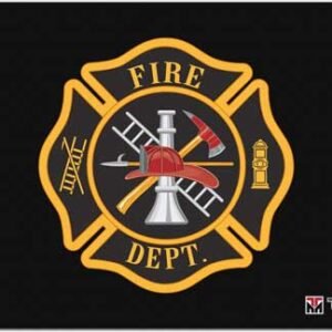 TEKMAT ARMORERS BENCH MAT - 11"X17" FIREMANS SHIELD