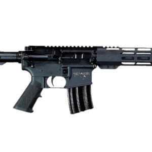Alexander Arms PHI50ST Highlander  50 Beowulf 7+1 12" Black Fluted Threaded Barrel, Black Anodized Picatinny Rail Receiver, SB Tactical SBA3 Brace, Black Ergo Grip