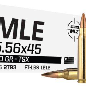 Norma Ammunition 601704041  Bondstrike 5.56mm 70gr 20 Per Box/10 Case