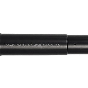 Lead & Steel Llc LS556MED-PIST-7.5 AR9  5.56NATO Government Profile Black Nitride Chrome Moly Vanadium