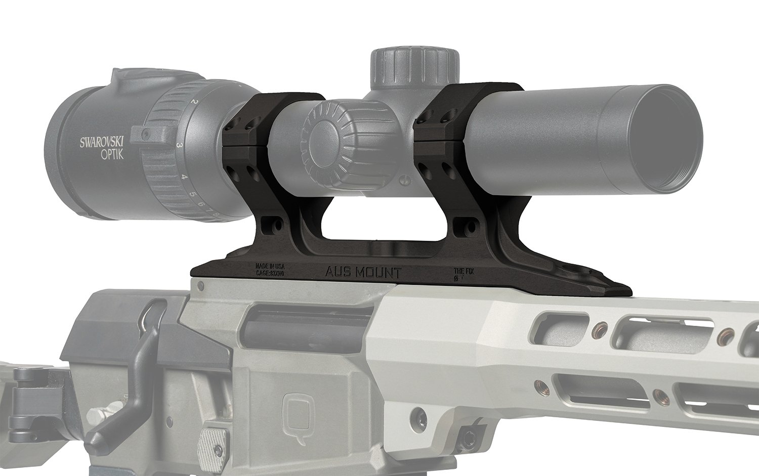 Q 100-362 AUS MOUNT 30MM DIA DIRECT THE FIX BLK