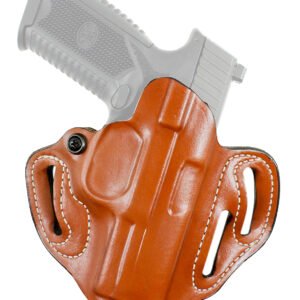 DeSantis Gunhide 002TAA09Z0 Speed Scabbard  OWB Tan Leather Fits S&W Shield X Right Hand