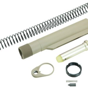 Timber Creek Outdoors ARBTKFDE Buffer Tube Kit  Flat Dark Earth AR-15/AR Style