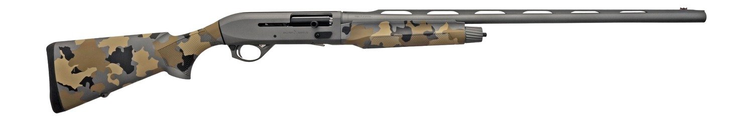 T R Imports A22026OS2 Alpha 2  20 Gauge 3" 4+1 26" Gray Cerakote Vent Rib Barrel & Receiver, Fixed Old School Camo Synthetic Stock