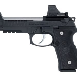 Langdon Tactical Tech 92E2TJRRBS Beretta 92 Elite  Full Size 9mm Luger 18+1 4.70" Stainless Barrel, Inox Stainless Steel Optic Ready/Serrated Slide, Black Anodized Aluminum Frame w/Picatinny Rail, Tex