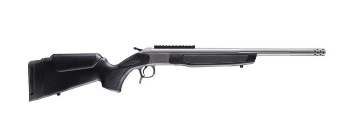 192093.jpg CVA CR4447S Scout Takedown 338 ARC Stainless Threaded Barrel & Receiver w/DuraSight Rail, Black Synthetic Stock