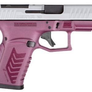 Derya Firearms DY9Z.BCS.TR DY9Z Sports South Exclusive Micro-Compact 9mm Luger 15+1 3.50" Black Barrel, Silver Optic Ready/Serrated Slide, Black Cherry Polymer Frame w/Accessory Rail, Interchangeable
