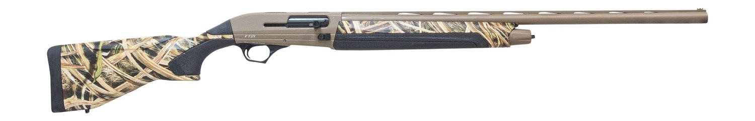 194247.jpg Pointer REXFT21CAMO12 Field Tek FT21 12 Gauge Semi-Auto 3" 5+1 28" OD Green Cerakote Vent Rib Barrel & Aluminum Receiver, Fixed Mossy Oak Shadow Grass Blades Synthetic Stock