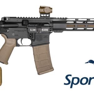 Diamondback DB175AK223 DB15  Sports South Exclusive 5.56 NATO 30+1 16" Flat Dark Earth Cerakote Threaded Barrel, Black Cerakote Aluminum Receiver w/Picatinny Rail, M-LOK Handguard, Magpul MOE Flat Dar