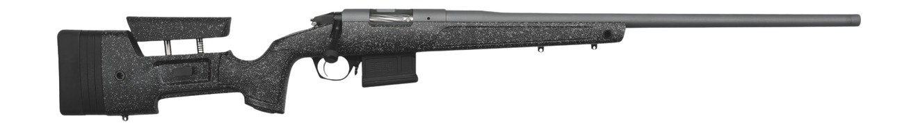 Bergara Rifles BPR20-25CM Premier HMR Pro 25 Creedmoor 5+1 24" Tactical Gray Cerakote Threaded Barrel, Tactical Gray Cerakote Drilled & Tapped Stainless Steel Receiver, Mini Chassis w/Adj Cheek & LOP