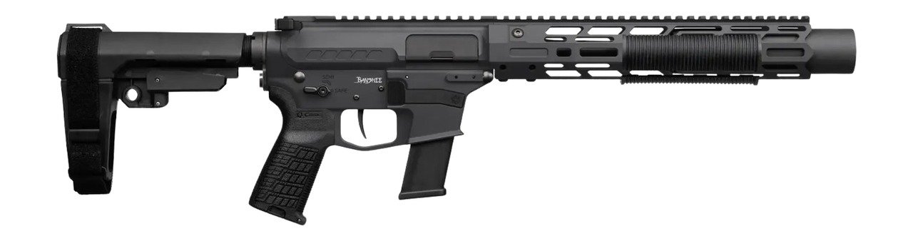 198248.jpg CMMG 45AEA70-AB Zeroed Banshee MkG 45 ACP 13+1 6.50" Black Nitride Threaded Barrel, Black Armor Cerakote Aluminum Receiver w/Picatinny Rail, M-LOK Handguard, Black Polymer CMMG RipBrace, CMMG Zeroed G