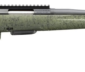 Glenfield 52008 Model A Full Size 223 Rem 5+1 20" Matte Black Threaded Barrel, Matte Black Alloy Steel Receiver w/Picatinny Rail, Moss Green Splatter Fixed Synthetic Stock, Right Hand