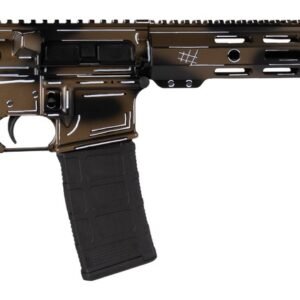 Shark Coast Tactical SCC101969ABRZ Anime-15  5.56 NATO 30+1 16" Black Nitride Threaded Barrel, Bronze Cerakote Aluminum Receiver w/Picatinny Rail, M-LOK Handguard, Magpul Collapsible Black Polymer Sto