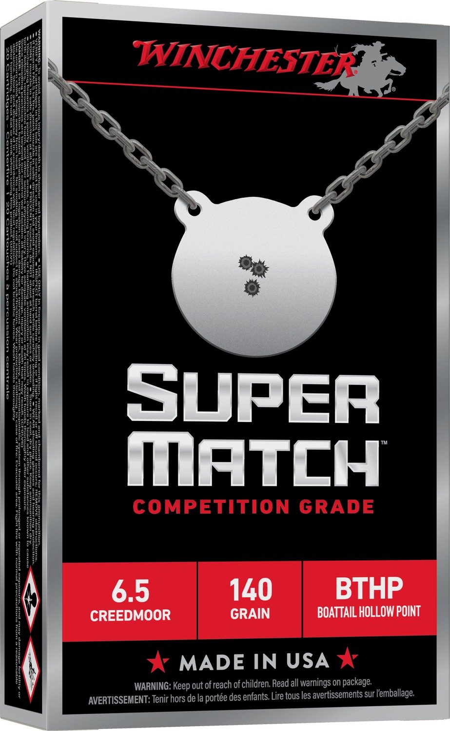WIN SM65CM     65CRD 140GR BTHP           20/10