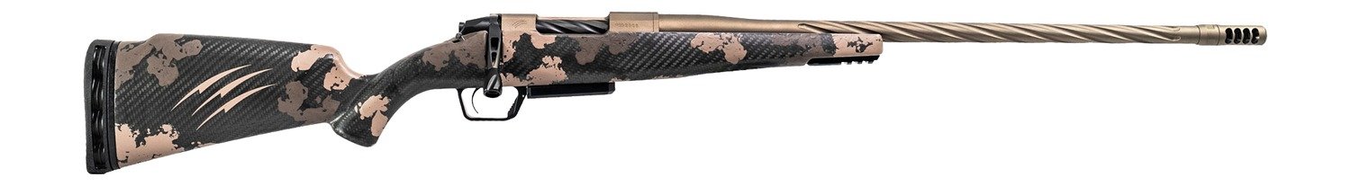200819.jpg Fierce Firearms ROGSSX22CM22BRS Twisted Rogue XP 22 Creedmoor 3+1 22" Smoked Bronze Cerakote Spiral Fluted Threaded Barrel, Stainless Steel Drilled & Tapped Receiver, Picatinny Rail Forend, Sonora Amb
