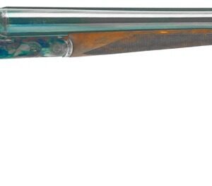 Dickinson LLC  Plantation Break Open 2.75" 2rd 28" Gloss Blued Side By Side Barrel, True Bone-Charcoal Case Hardening Engraved Receiver, English Style Turkish Walnut Stock