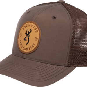BROWNING CAP SELMAN LEATHER - CIRCLE PATCH BROWN