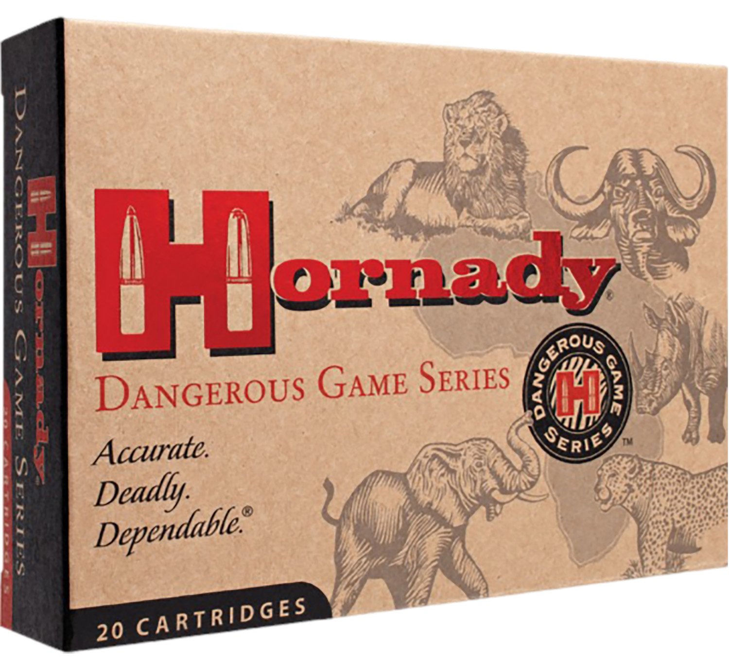 31139.jpg Hornady 8265 Dangerous Game 416Rigby 400gr Dangerous Game Solid 20 Per Box/6 Case