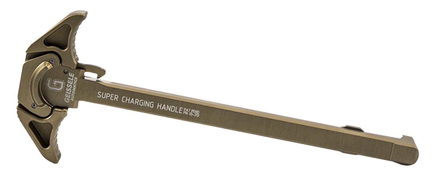 Geissele Automatics 05313S Super AR-15 Desert Dirt Desert Dirt Hardcoat Anodized 7075-T6 Aluminum Ambidextrous Hand