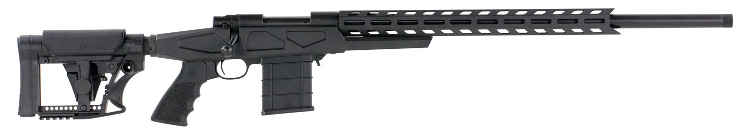 37614.jpg Howa HCRA73102 M1500 APC Chassis 308 Win 10+1 24" Heavy Threaded Barrel, 6 Position Luth-AR MBA-4 w/Aluminum Chassis Stock, Polymer Grip