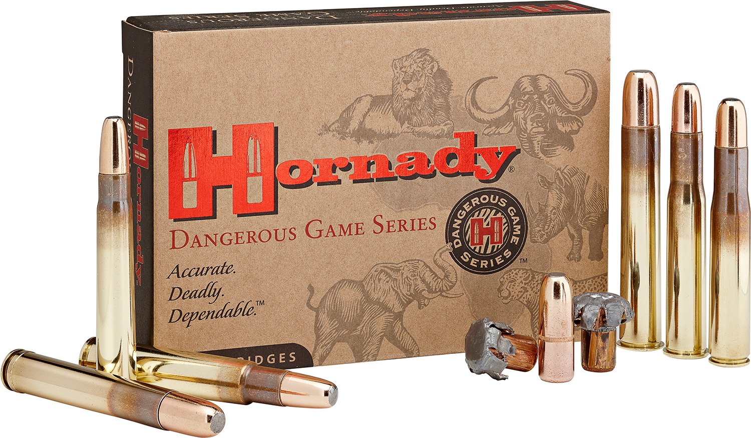 Hornady 8257 Dangerous Game  450NitroExpress 500gr DGX Bonded 20 Per Box/6 Case