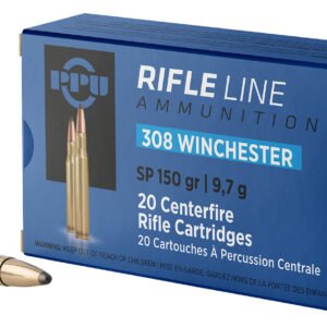 PPU PP3081 Standard Rifle 308Win 150gr Soft Point 20 Per Box/10 Case