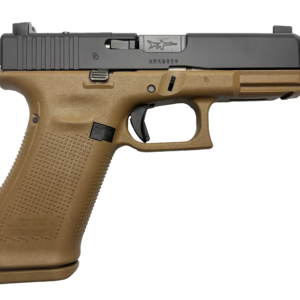 GLOCK 19X V C4 9MM 19RD BLACK/FDE BLACK THREADED BARREL SUPPRESSOR HIGHT SIGHTS UV1950703XCOYTB CAMFOUR EXCLUSIVE