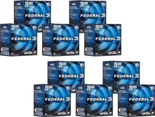 ATG2075.jpg FEDERAL TOP GUN 20GA 7/8OZ - #7.5 1210FPS 250RD CASE LOT