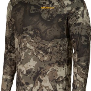 MUDDY BASE LAYER CREW TOP - VEIL CANYON GREY 2X-LARGE