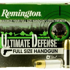 Remington 45 Auto HD45APA Ultimate Defense Full Size Handgun 185 Grain Brass Jacketed Hollow Point 20 rounds