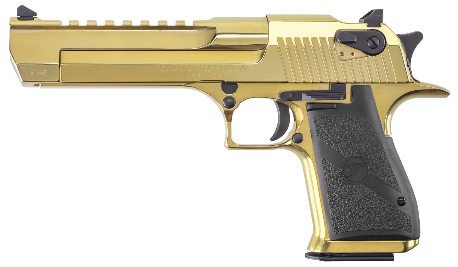 MR DESERT EAGLE 50AE 6 GOLD ZIRCO BLK APPS - Magnum Research