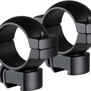 TRUGLO RINGS 1" MEDIUM MATTE - RIMFIRE/AIRGUN 3/8" W/4 SCREWS