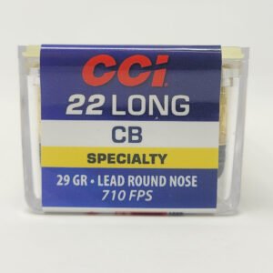 CCI 22 Long CB CCI0038 29 Grain LRN Sub-Sonic 100 rounds