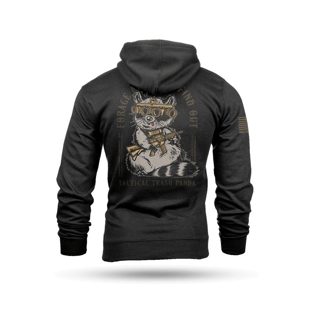 https3A2F2Fmedia.chattanoogashooting.com2Fimages2Fproduct2FNVTTPANDADT6100BLACKL2FNVTTPANDADT6100-1_2.jpg Nine Line Tactical Trash Panda Hooded Sweatshirt Black L