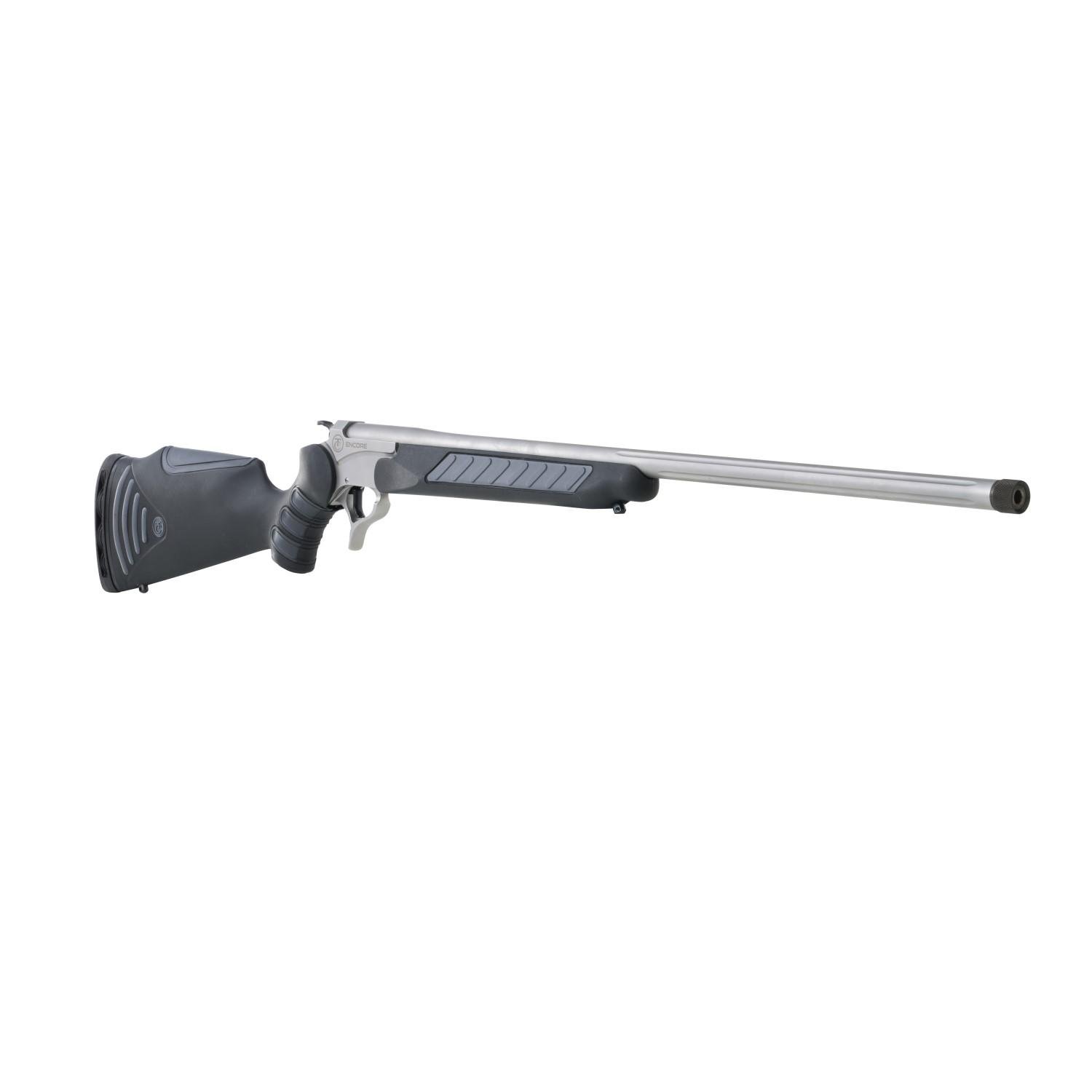 https3A2F2Fmedia.chattanoogashooting.com2Fimages2Fproduct2FTC8185R2FBlack2520Right.jpg Thompson Center Encore Prohunter Rifle 25 Creedmoor Single Shot 26" Stainless Threaded Barrel No Sights Flextech Stock
