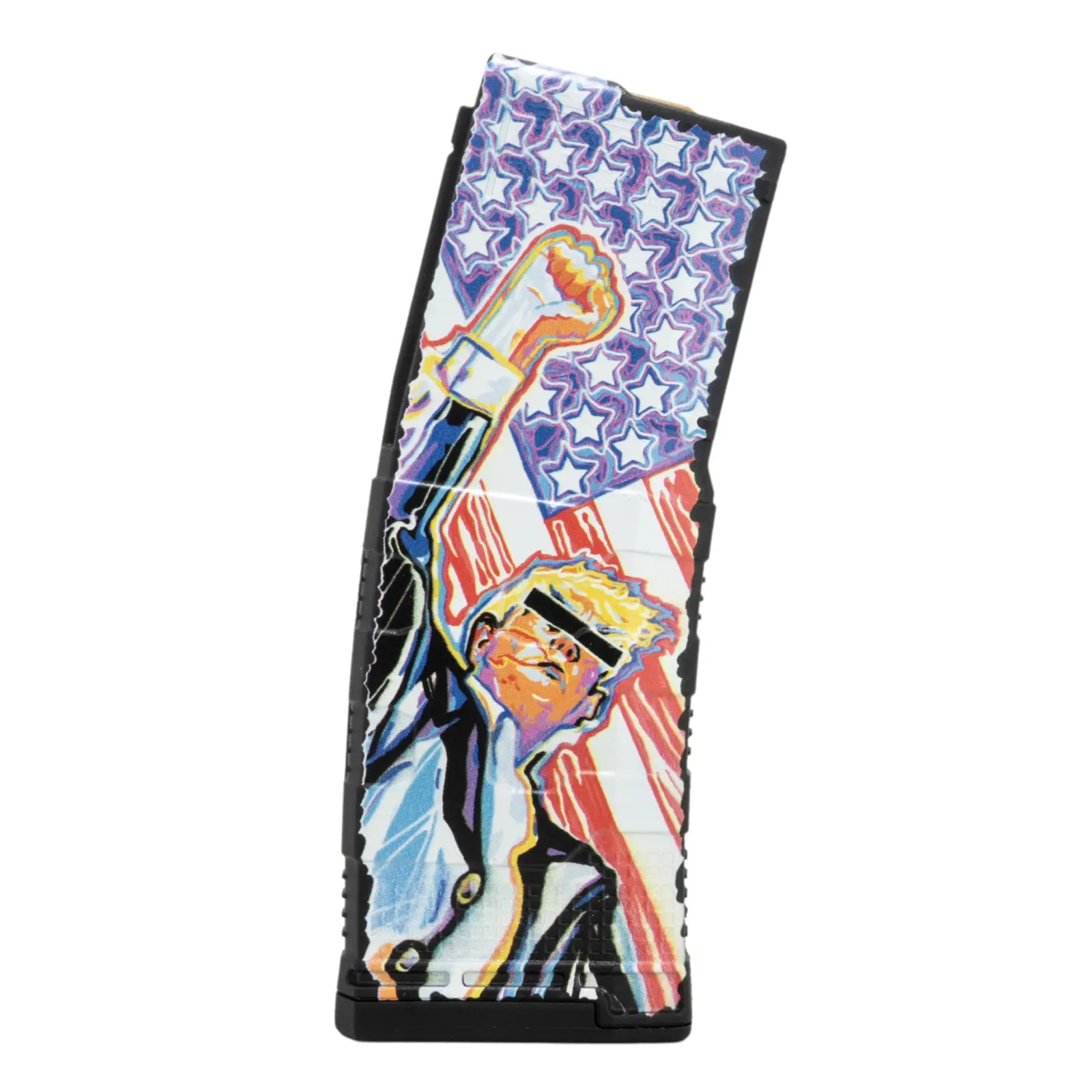 AMEND2 M3 5.56MM 30RD AR15 WITH RED FOLLOWER TRUMP FIGHT POLYMER MAGAZINE ( 50 PER CASE )