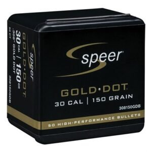 30 CALIBER (0.308'') 150GR GOLD DOT SOFT POINT 50/BOX BC .503