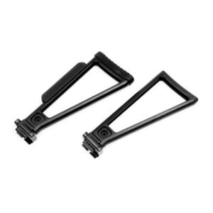 TRIANGLE FOLDING STOCK 9'' W/CHEEK REST & BUTTPAD POLYMER BLK
