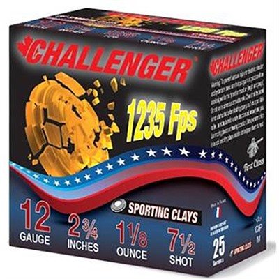 p_430109332_1.jpg SPORTING CLAY 12GA 2-3/4'' 1-1/8OZ #7.5 SHOT 1235FPS 250/CASE