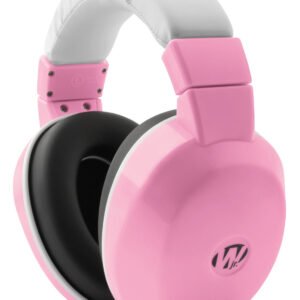 Walker's GWPINFMPK Infant Passive Muff 23 dB Over the Head Pink/White Plastic
